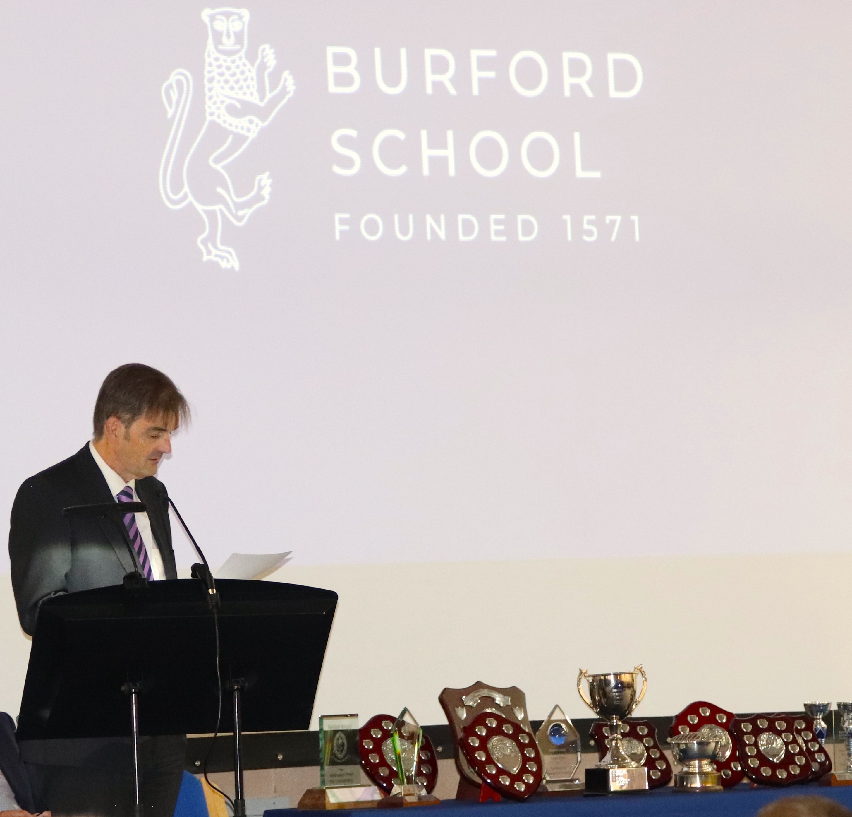 Burford School Prof Sir Martin Landray Upper School Charter Day Prizegiving