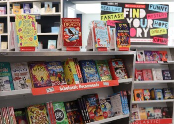 The Scholastic Book Fair visits our Library
