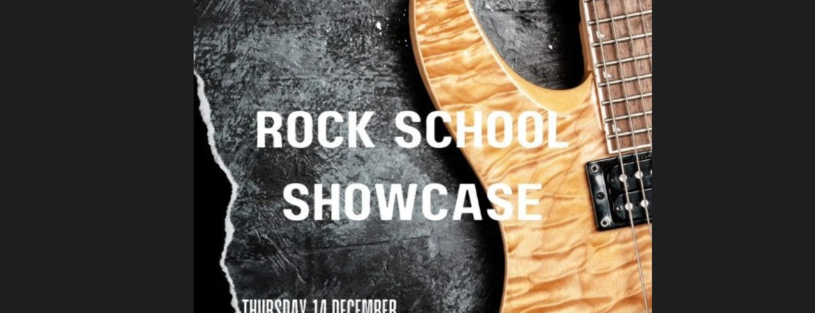 Tickets on sale for our Rock School Showcase