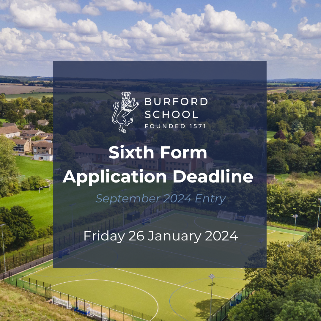 Sixth Form Application Deadline