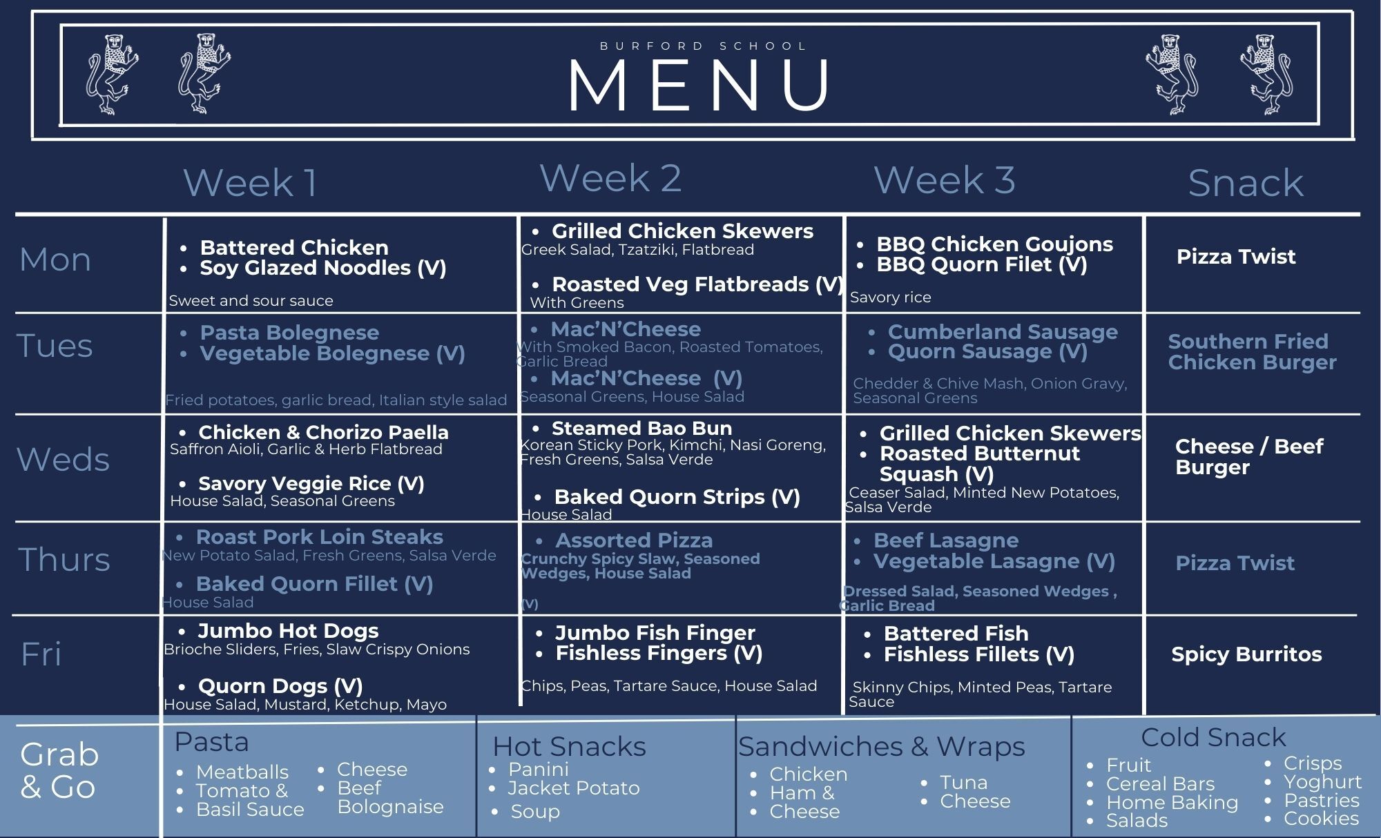 Canteen Menu (2)