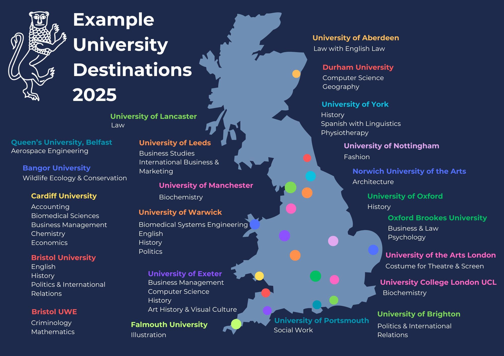 Copy of Map of unis